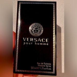 NIB authentic: Versace Pour Homme Eau de Toilette Perfume Spray, 1.7 oz
